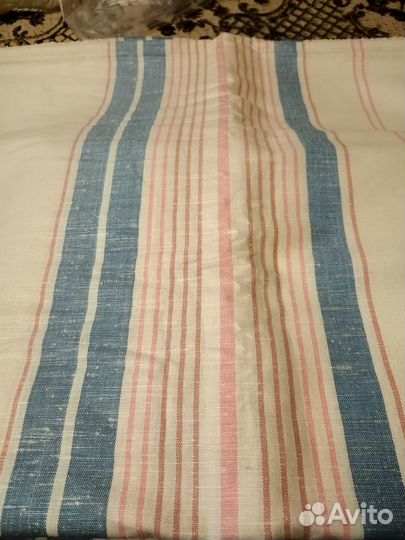 Лен натуральный СССР (отрезы разной длины и расцве