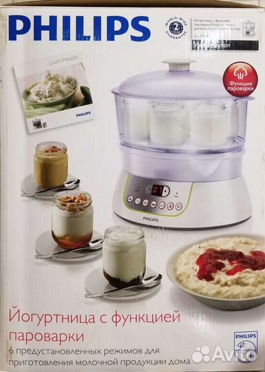Йогуртница с функцией пароварки Philips HD9141