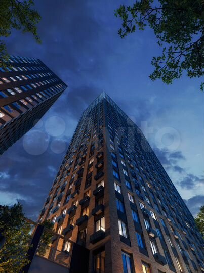 Квартира-студия, 38 м², 22/31 эт.