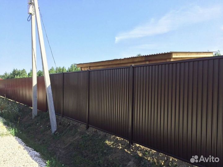 Заборы и ограждения секционные под заказ 3 метра