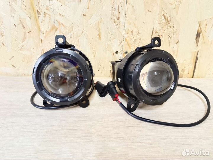 Туманки Газель бизнес линзовая 2шт