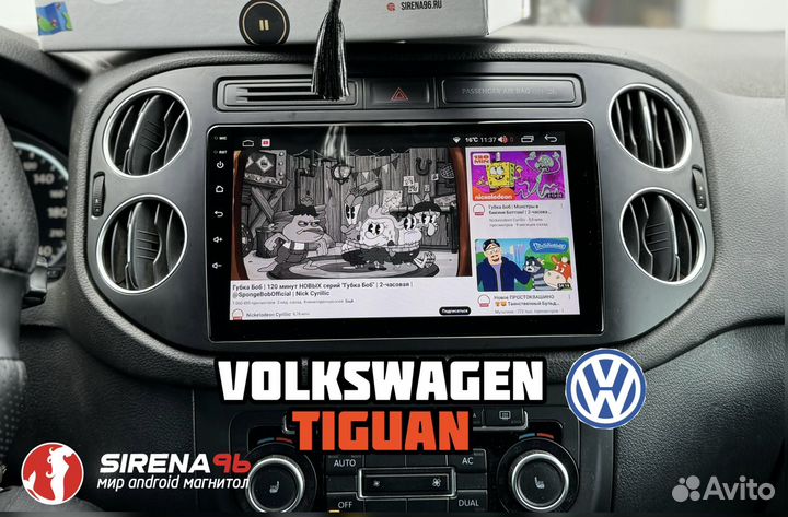 Android магнитола Volkswagen Tiguan 1