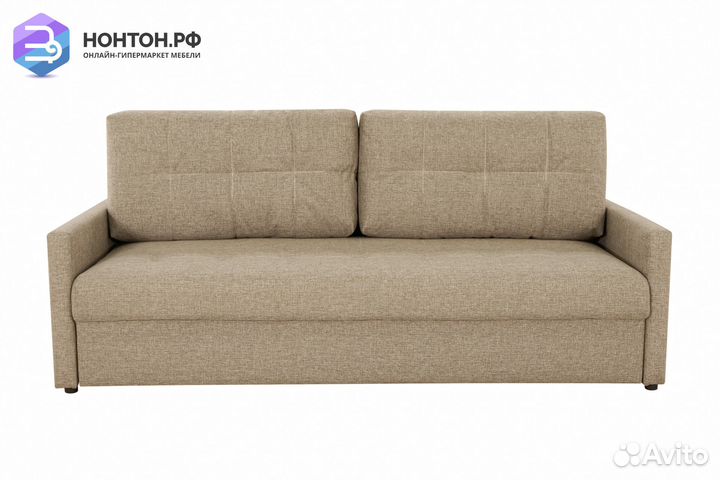 Диван еврокнижка Норд темно-бежевый