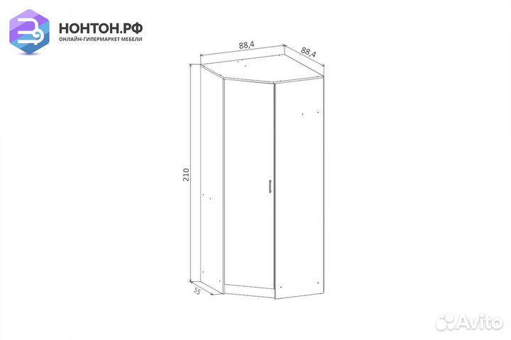 Шкаф угловой Венеция