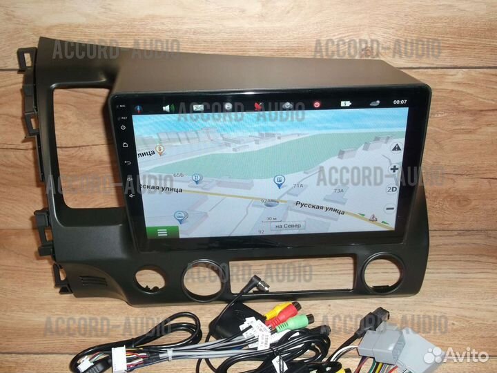 Магнитола 2DIN Honda Civic Android GPS WiFi