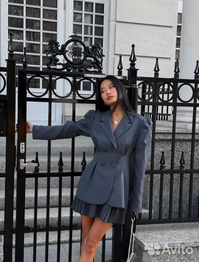 Платье-пиджак с юбкой