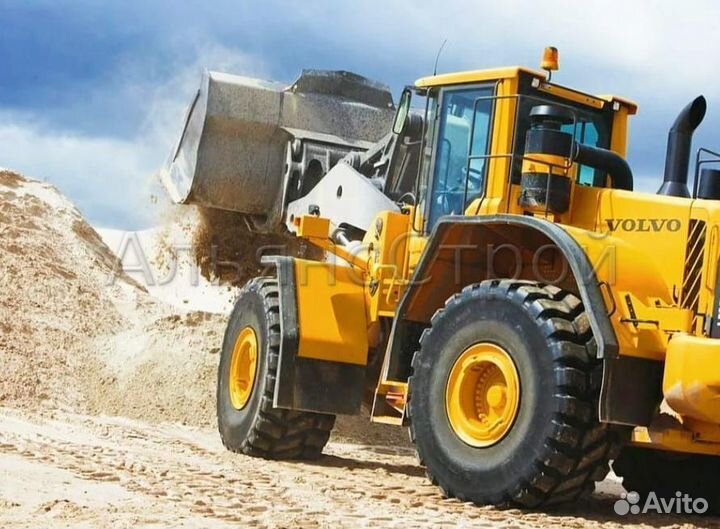 Песок речной с доставкой от 1 м3