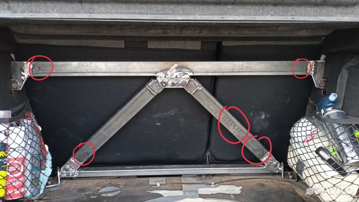 Распорка mazda 3, усилитель кузова