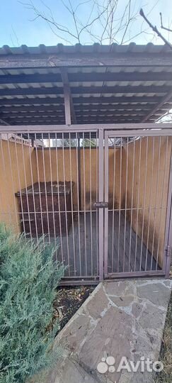 Вольер для собак уличный б/у. Пол деревянный