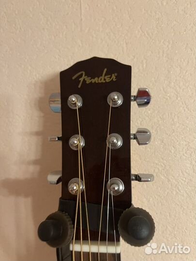 Электроакустическая гитара fender cd-60, 2007 г.в