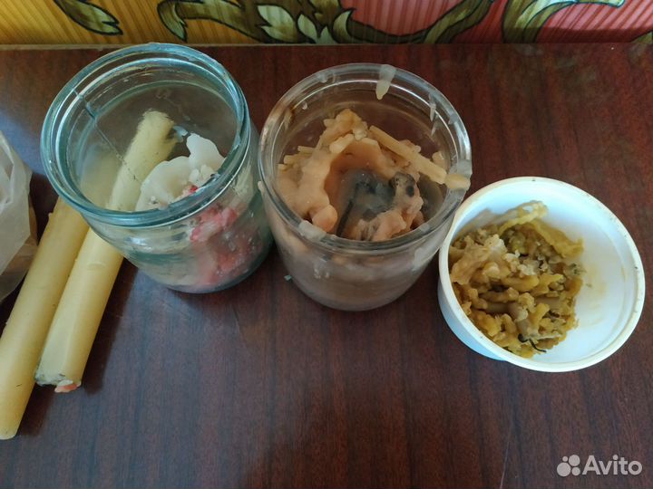 Парафин СССР, огарки