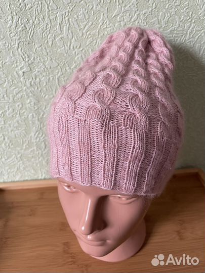 Шапка женская вязаная ручная работа