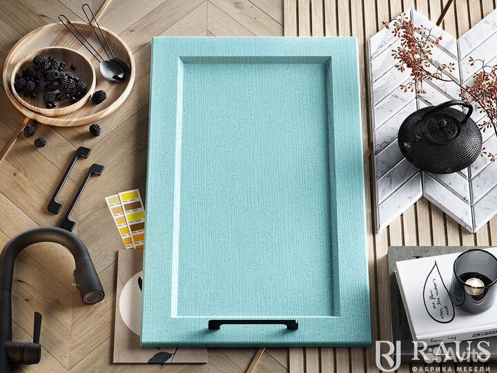 Кухонный гарнитур Квадро мдф Синхропоры скай