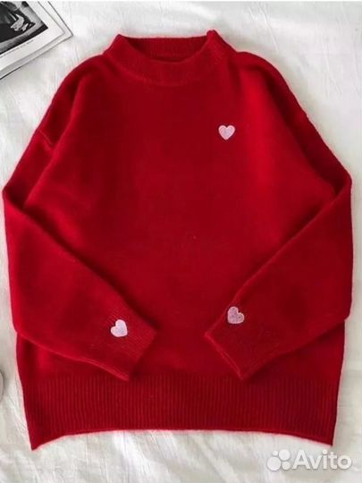 Свитер женский оверсайз с горлом