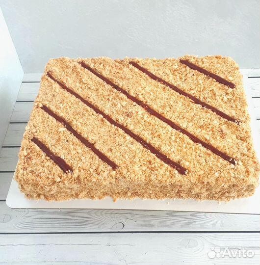 Торт Наполеон на заказ, домашний Наполеон