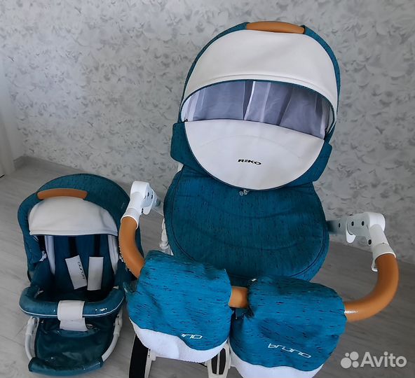 Коляска Riko bruno luxe 2 в 1