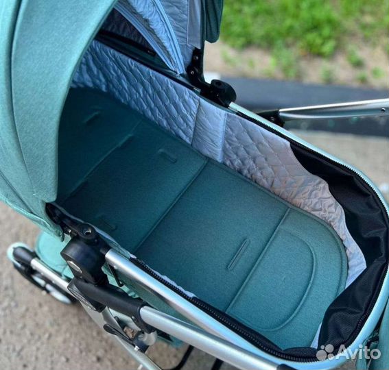 Коляска 2в1 Новая трансформер (озёрная)