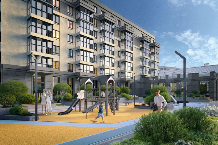 1-к. квартира, 40 м², 4/8 эт.