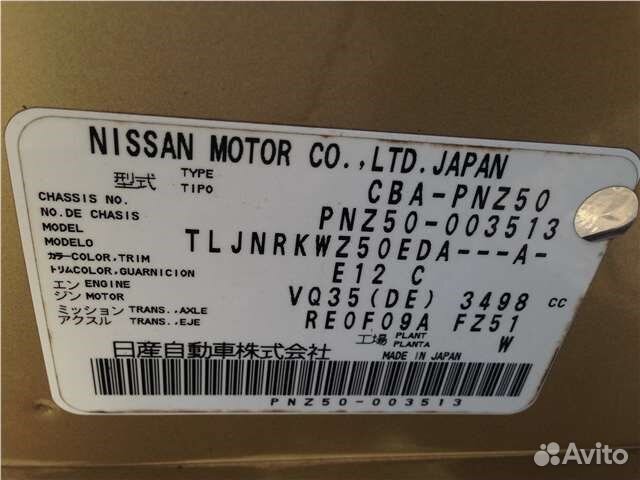 Разбор на запчасти Nissan Murano 2002-2008