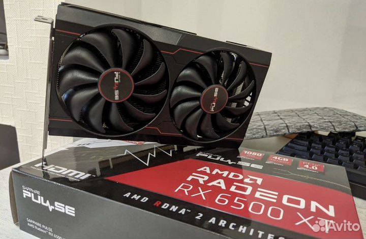 Видеокарта rx6500xt