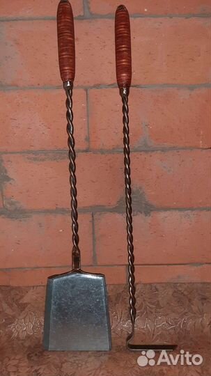 Комплект для печи (кочерга и совок)