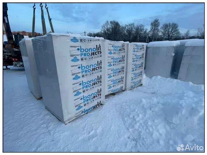 Газобетонные блоки газоблок Bonolit