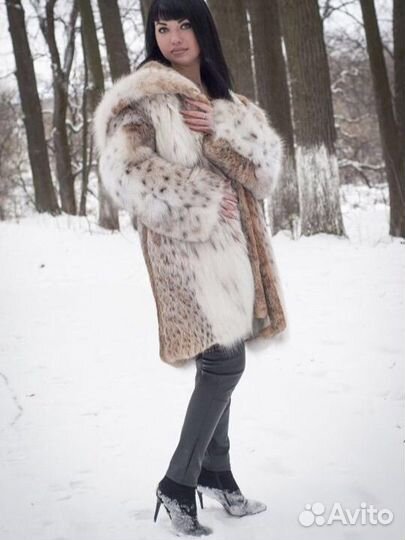 Шуба из Сибирской рыси Новая
