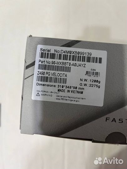 Материнская плата ASRock Velocita z490