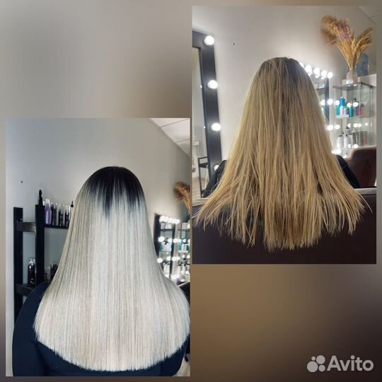 Кератиновое выпрямление волос модель