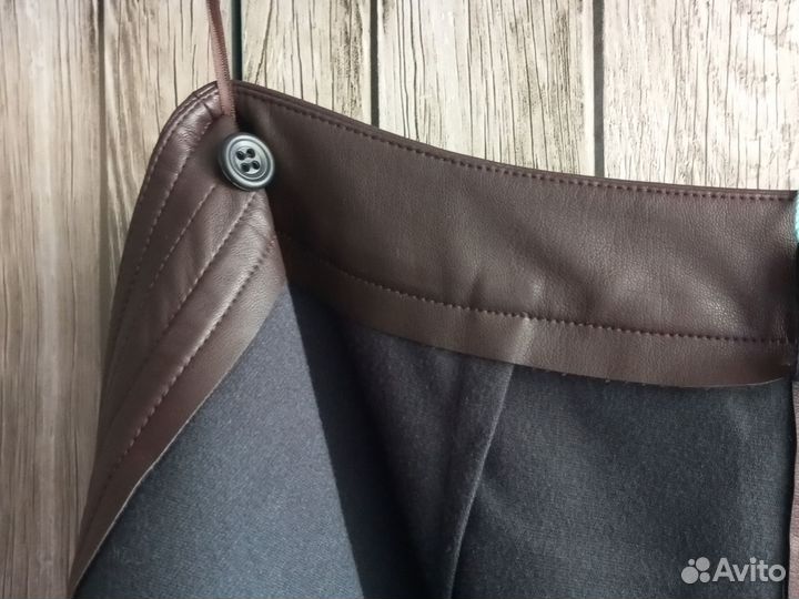 Юбка экокожа befree новая