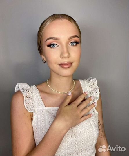 Макияж и прическа полный образ