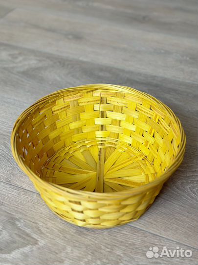 Корзина плетеная большая
