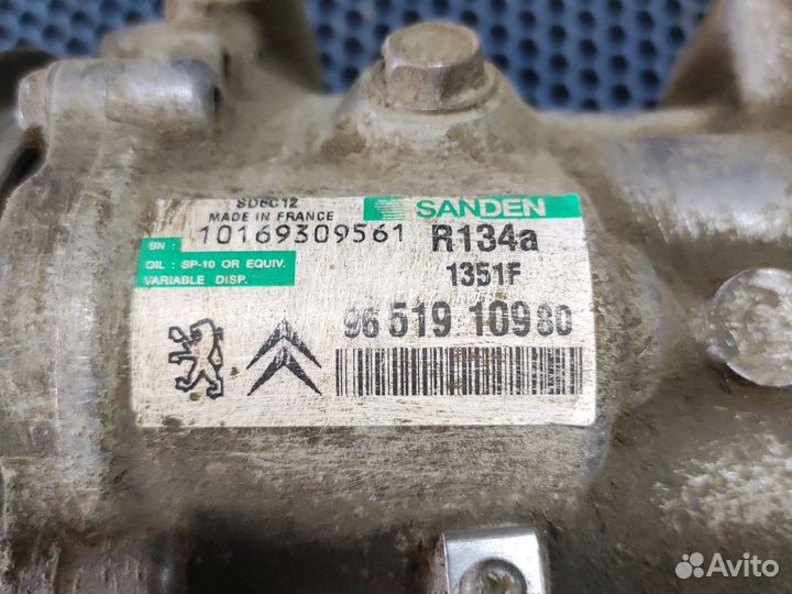 Компрессор кондиционера peugeot 307