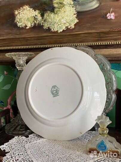 Старинная тарелка царская россия редкое клеймо