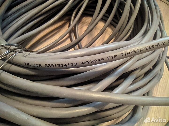 Кабель FTP уличный и UTP внутренний