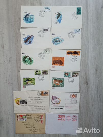 Конверты почтовые коллекционные со спецгашением