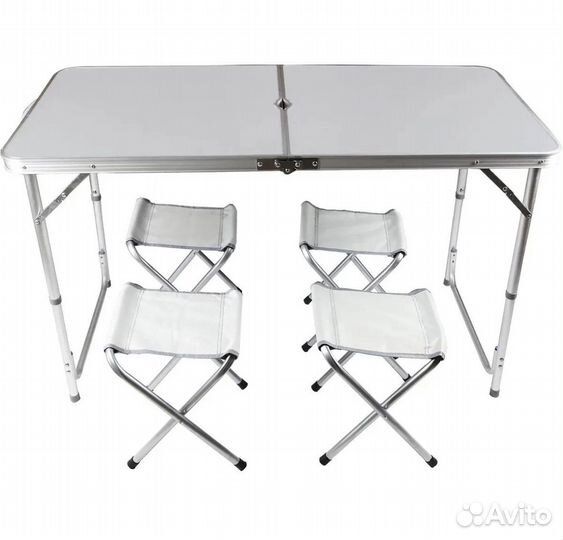 Стол туристический складной + 4 стула Новый