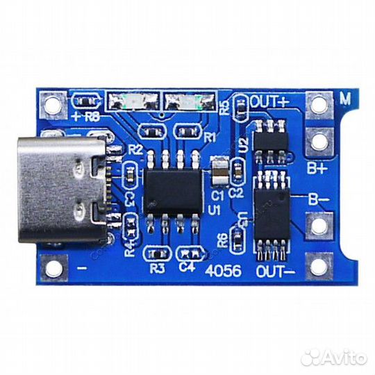 Плата зарядки Li-ion акб 4.2V Type-c