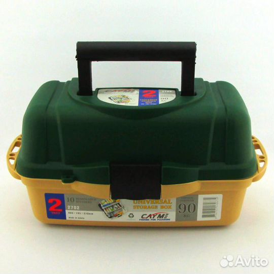 Чемодан рыболовный 2 полки