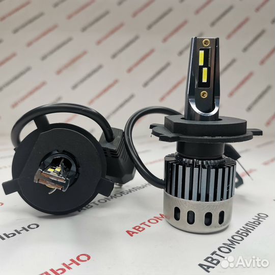 Комплект ламп F10R-H4 светодиодных (гарантия 3 мес