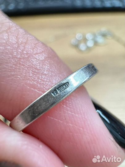 Комплект серебряных украшений