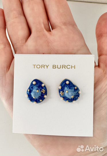 Серьги Tory burch новые