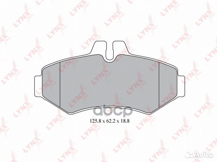 Колодки тормозные mercedes W463/sprinter 97/VO