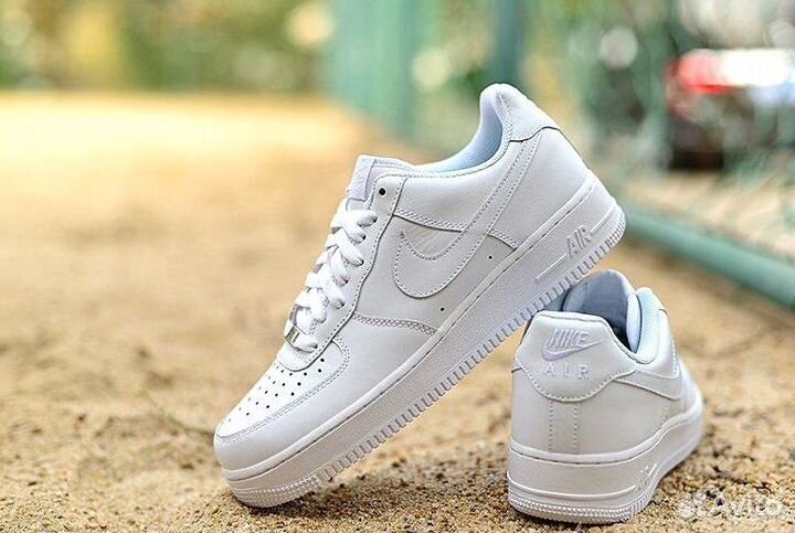 Nike Air Force 1 White белые форсы