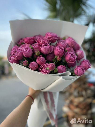 Пионовидные розы букет