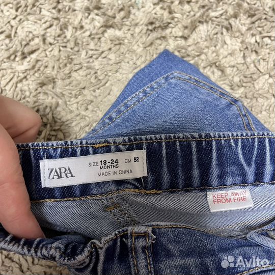 Джинсы zara 92 98 на мальчика