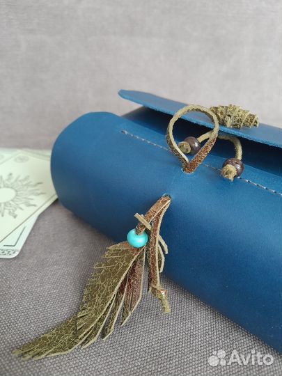 Кожаный чехол для карт таро