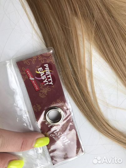 Волосы на заколках