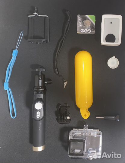 Комплект, Экшен камера 4к YI