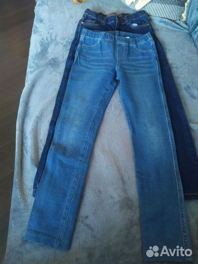 Джинсы / леггинсы для девочки 140